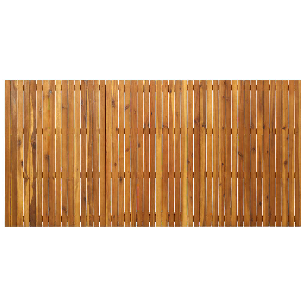 vidaXL Puutarhapöytä 201,5x100x75 cm täysi akaasiapuu