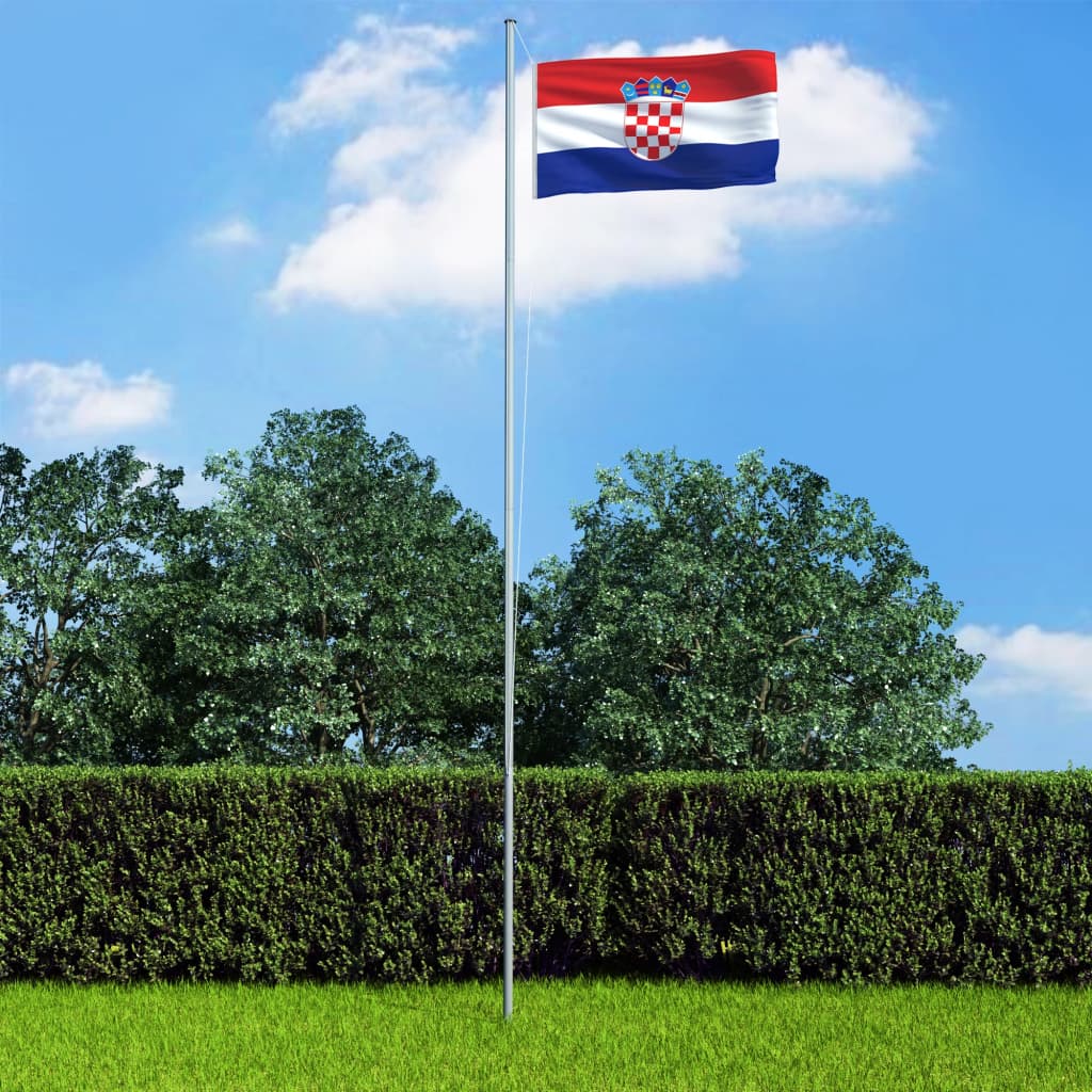 vidaXL Kroatian lippu 90x150 cm