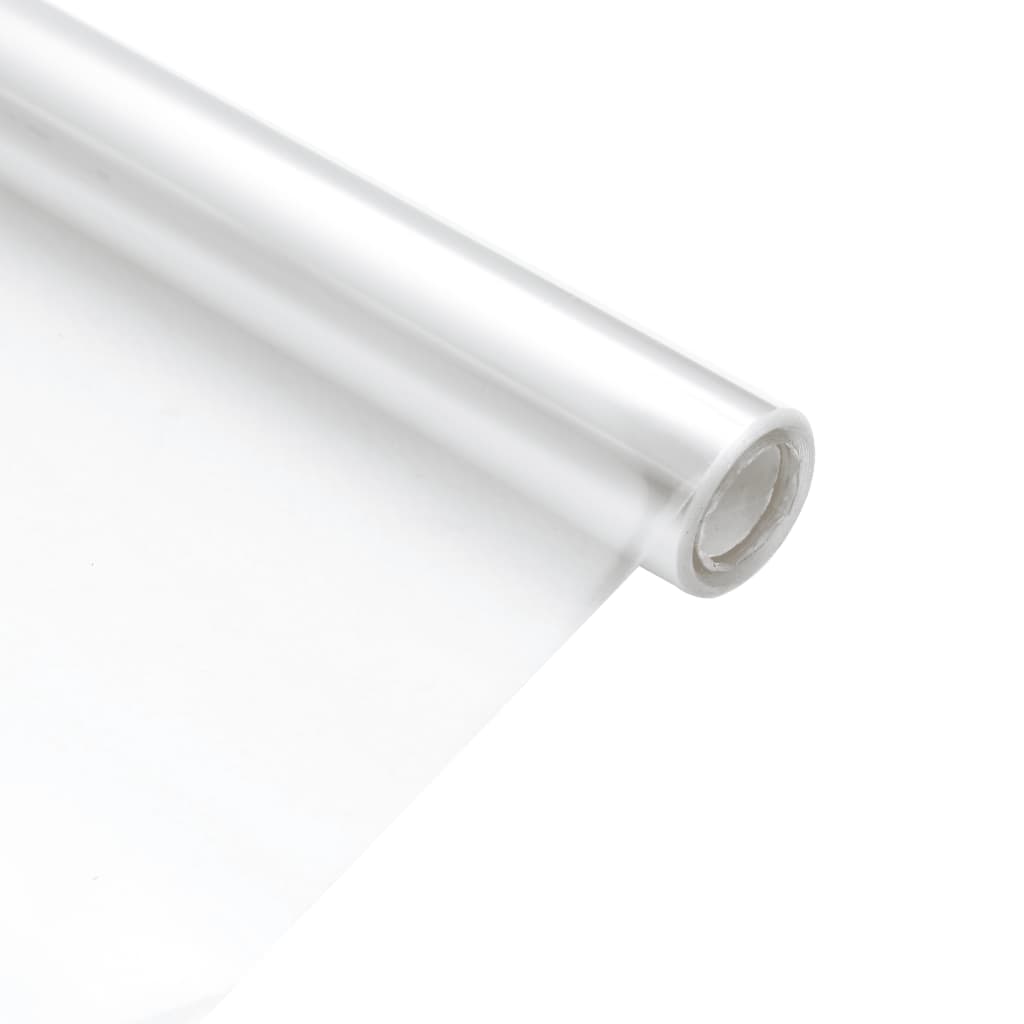 vidaXL Itsekiinnittyvät kalustetarrat läpinäkyvä 90x500 cm PVC