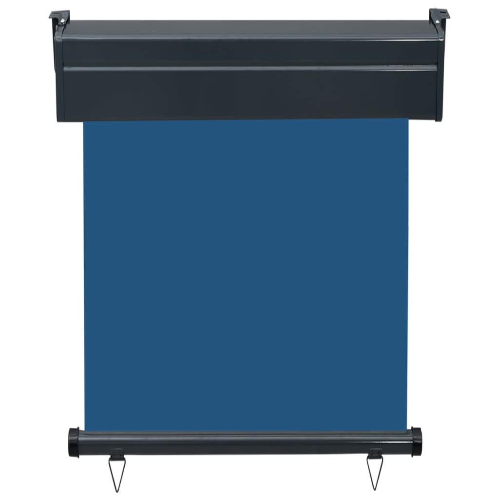 vidaXL Parvekkeen sivumarkiisi 65x250 cm sininen