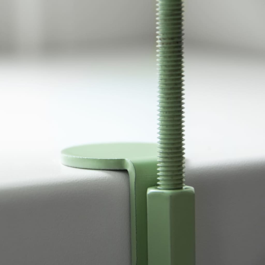 Esschert Design Kasvialusta puristimella pyöreä vihreä S