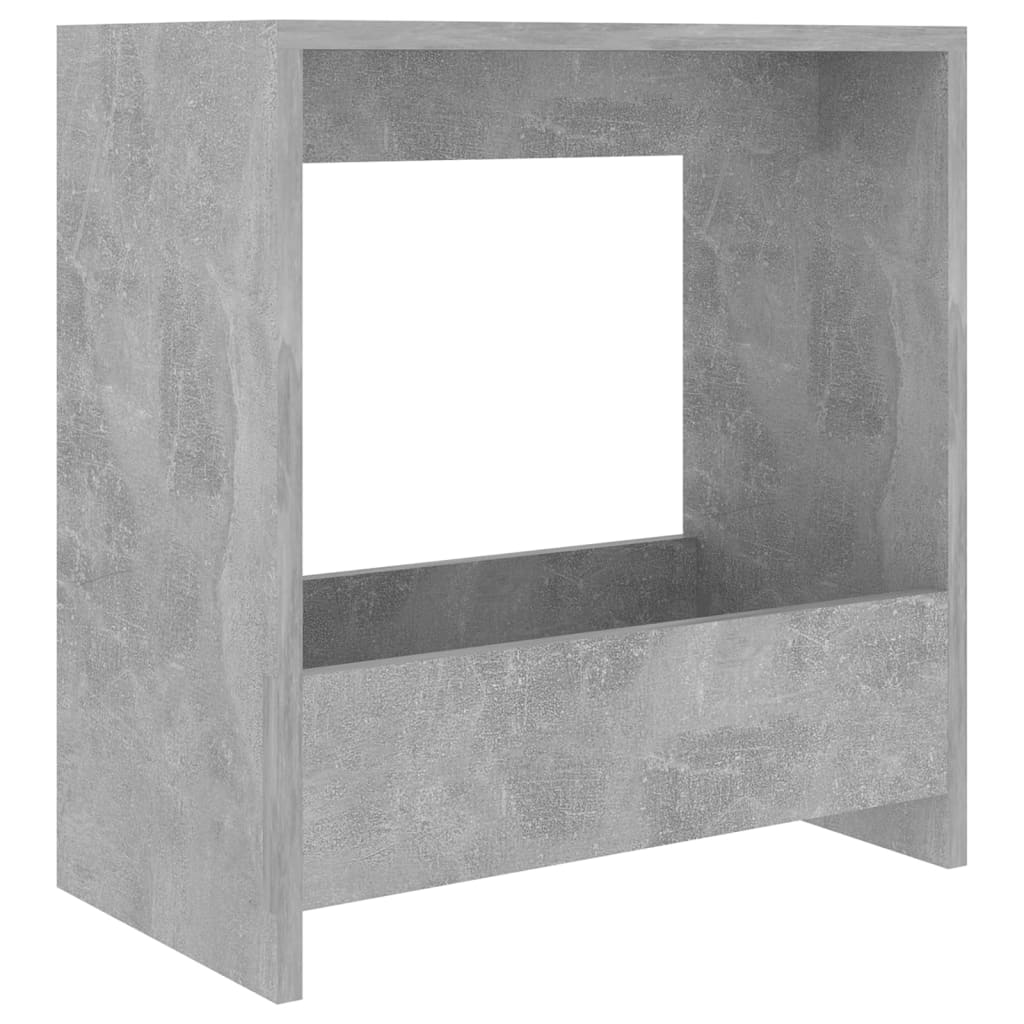 vidaXL Sivupöytä betoninharmaa 50x26x50 cm tekninen puu