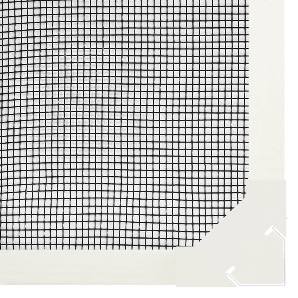 vidaXL Magneettinen hyönteisverkko ikkunaan valkoinen 80x120 cm