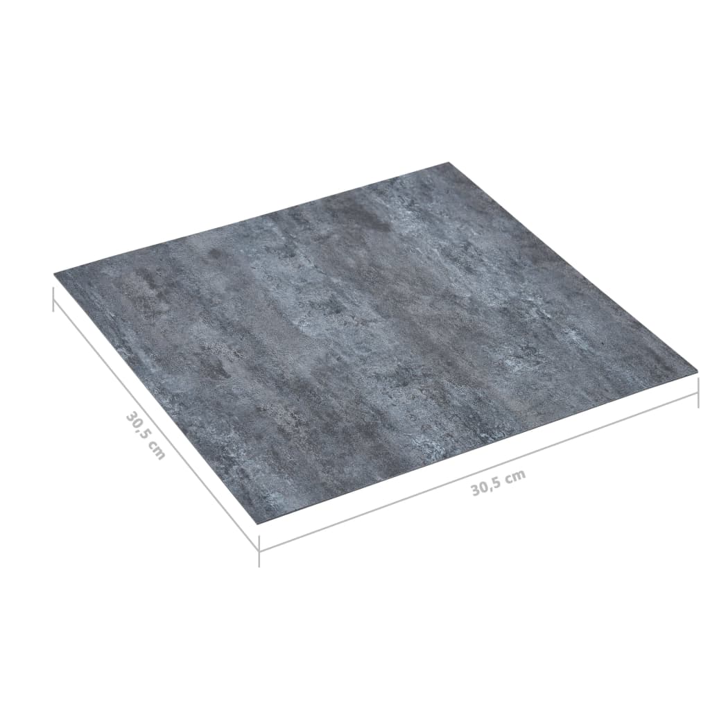 vidaXL Itsekiinnittyvä lattialankku 20 kpl PVC 1,86 m² harmaa marmori
