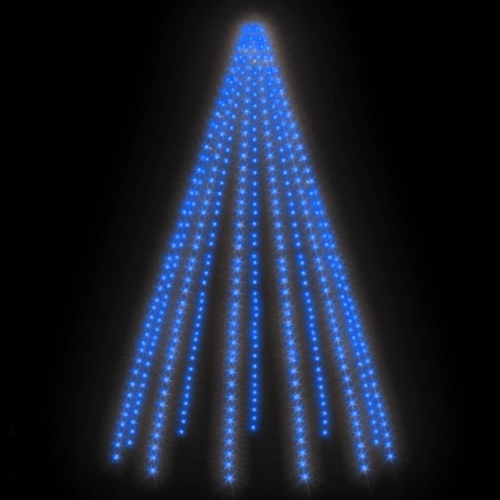 vidaXL Joulukuusen valot 500 LED-valoa sininen 500 cm sisä/ulko