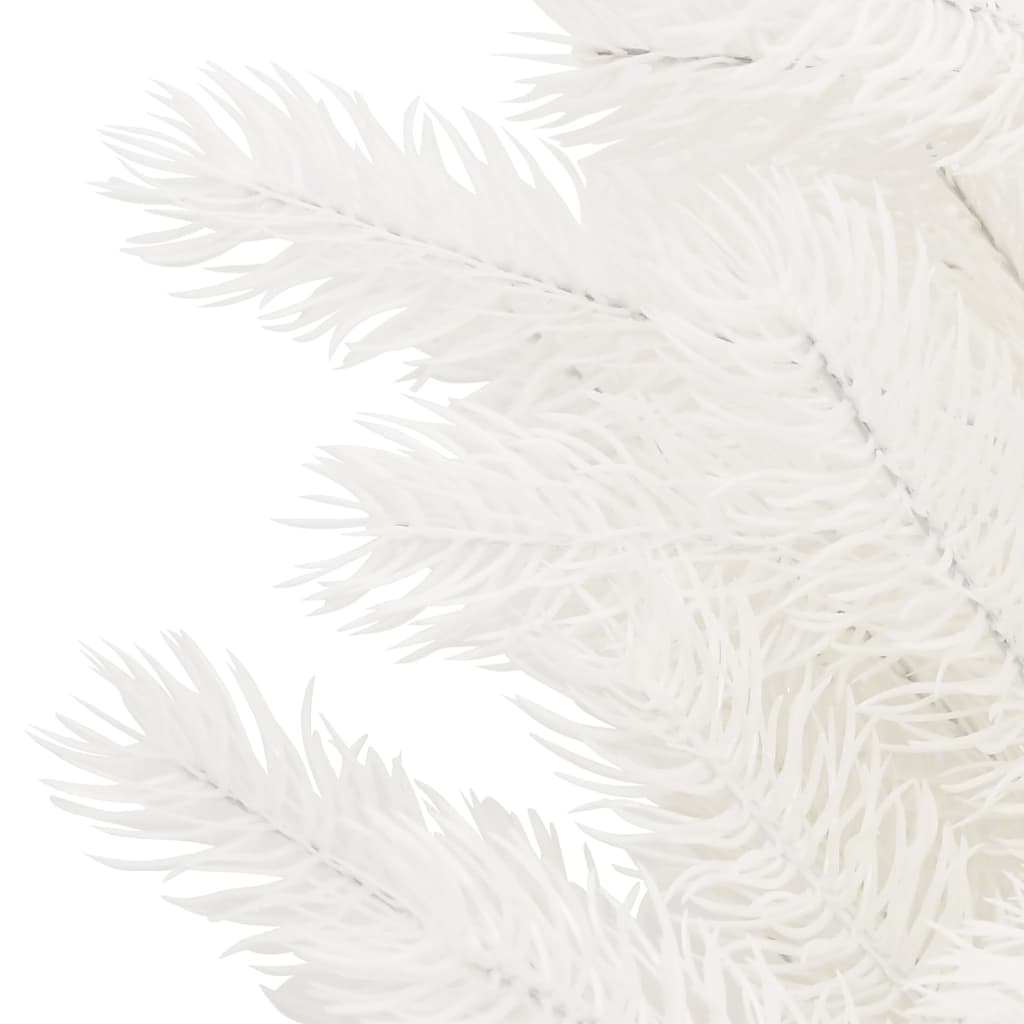 vidaXL Tekojoulukuusi esivalaistu valkoinen 65 cm