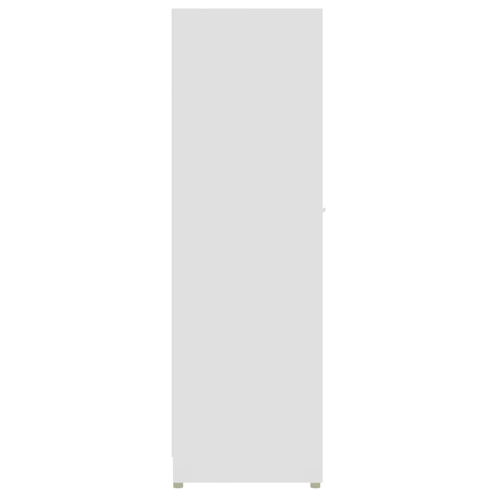 vidaXL Kylpyhuonekaappi valkoinen 30x30x95 cm tekninen puu