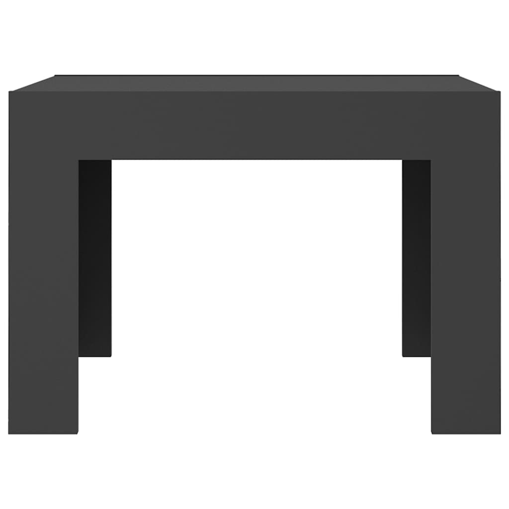 vidaXL Sohvapöytä harmaa 50x50x35 cm lastulevy