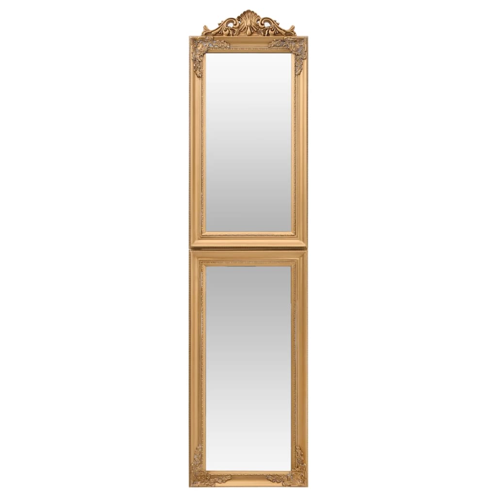 vidaXL Vapaasti seisova peili kulta 40x160 cm