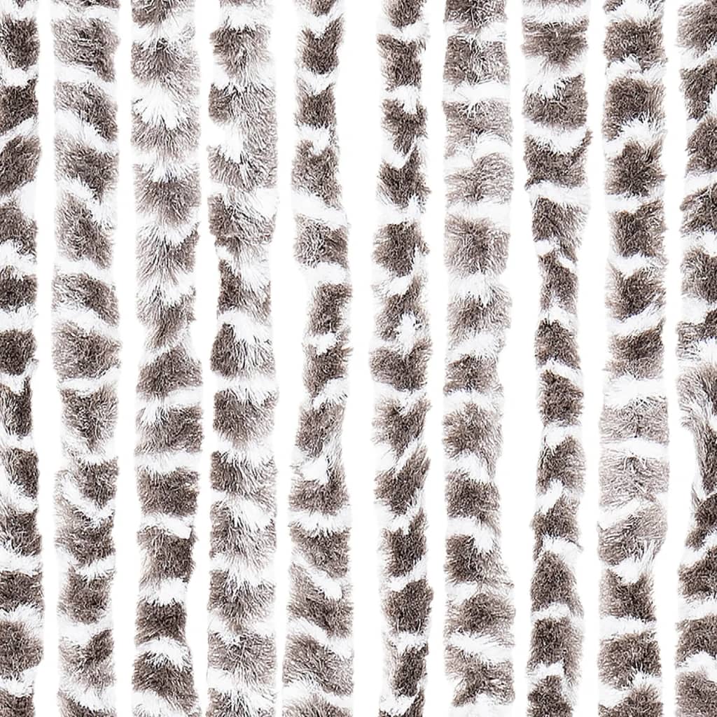 vidaXL Hyönteisverho taupe ja valkoinen 100x230 cm chenille