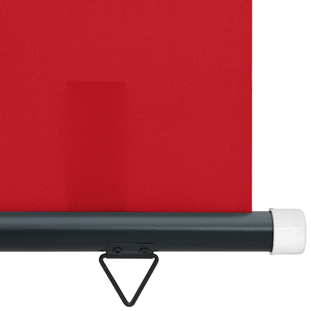vidaXL Parvekkeen sivumarkiisi 175x250 cm punainen
