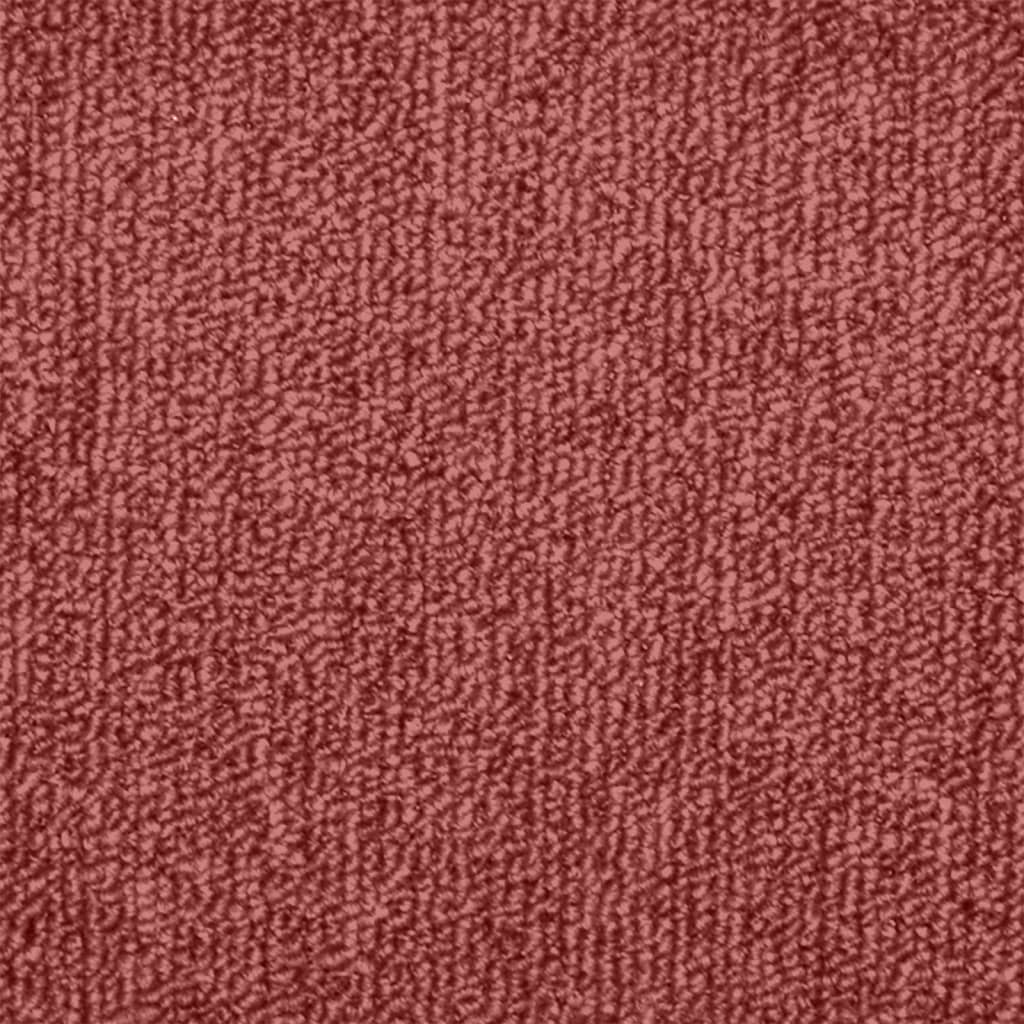 vidaXL Porrasmatot 15 kpl punainen 65x24x4 cm