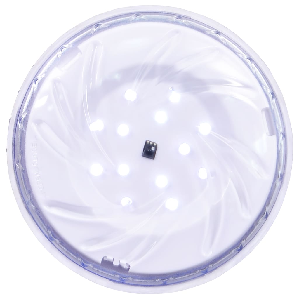 vidaXL Upotettava kelluva uima-altaan LED-valaisin kaukosäädin valk.