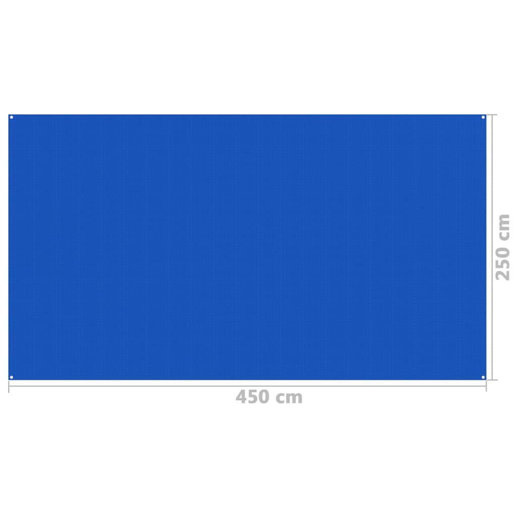 vidaXL Telttamatto 250x450 cm sininen