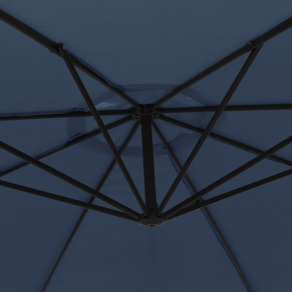 vidaXL Ulokepalkki Päivänvarjo 3,5 m Sininen