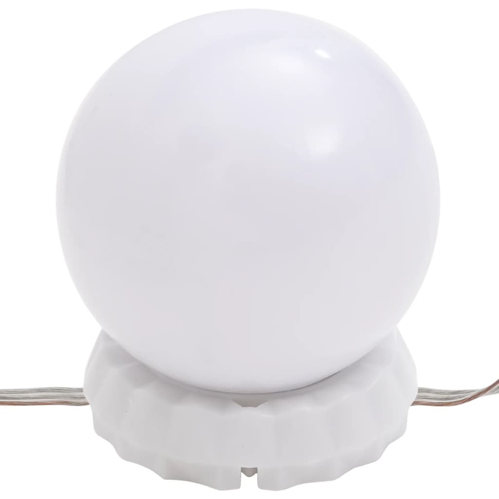 vidaXL Peilivalo 8 LED-valolla lämmin valkoinen ja kylmä valkoinen