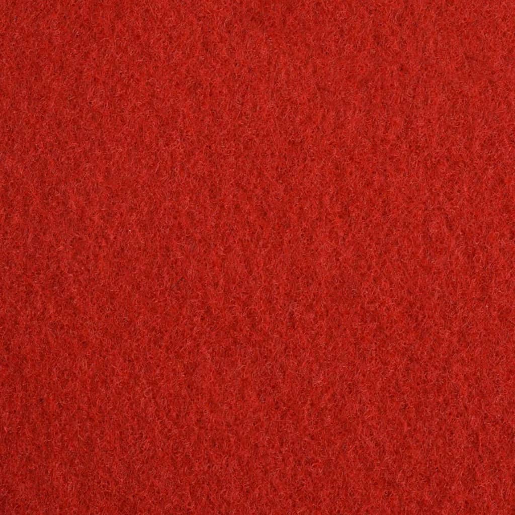 vidaXL Näyttelymatto pelkistetty 1,2x12 m punainen