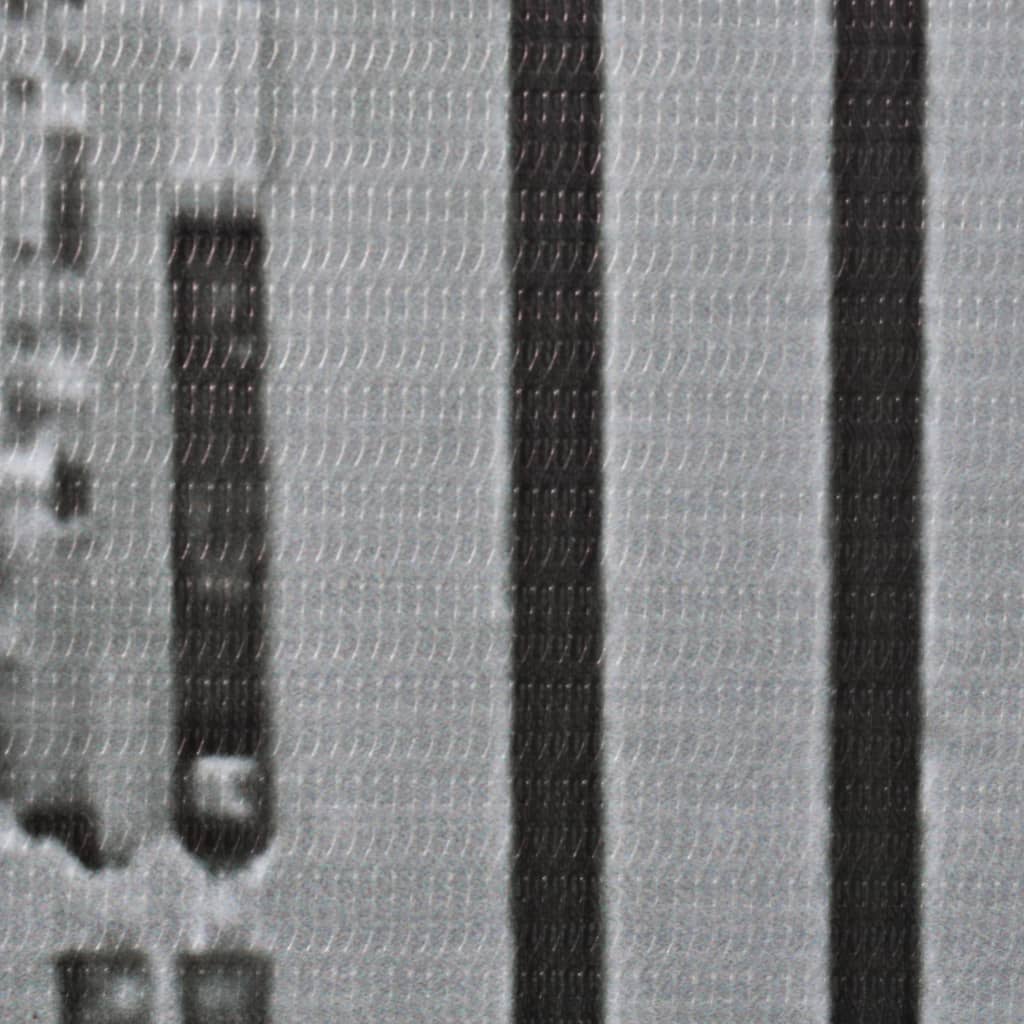 vidaXL Taitettava tilanjakaja 228x170 cm New York mustavalkoinen