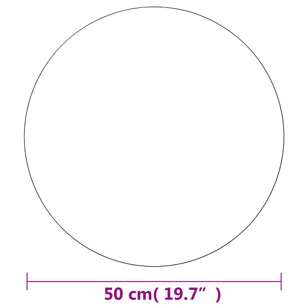 vidaXL Seinäpeili pyöreä 50 cm lasi