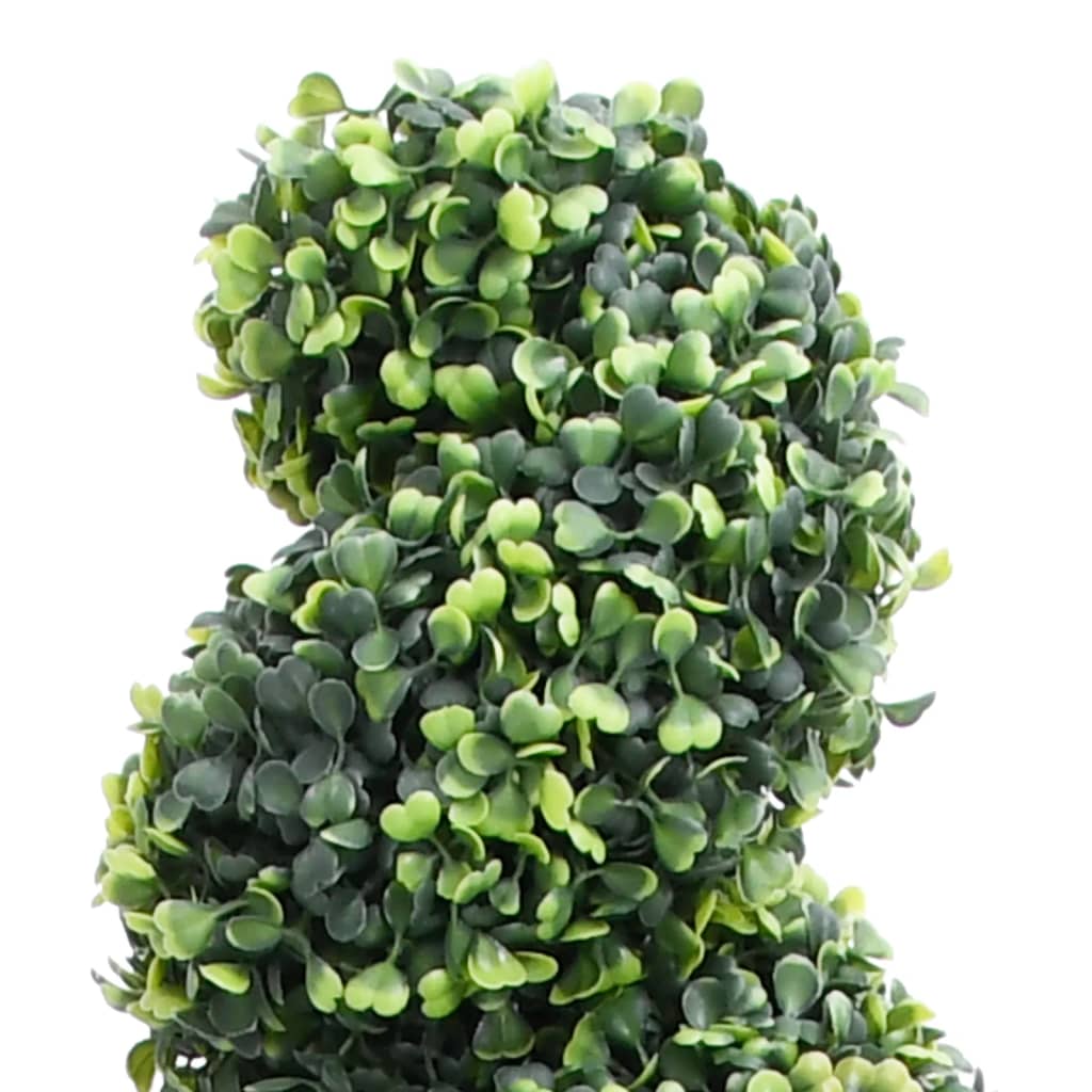vidaXL Tekokasvi puksipuuspiraali ruukulla vihreä 89 cm