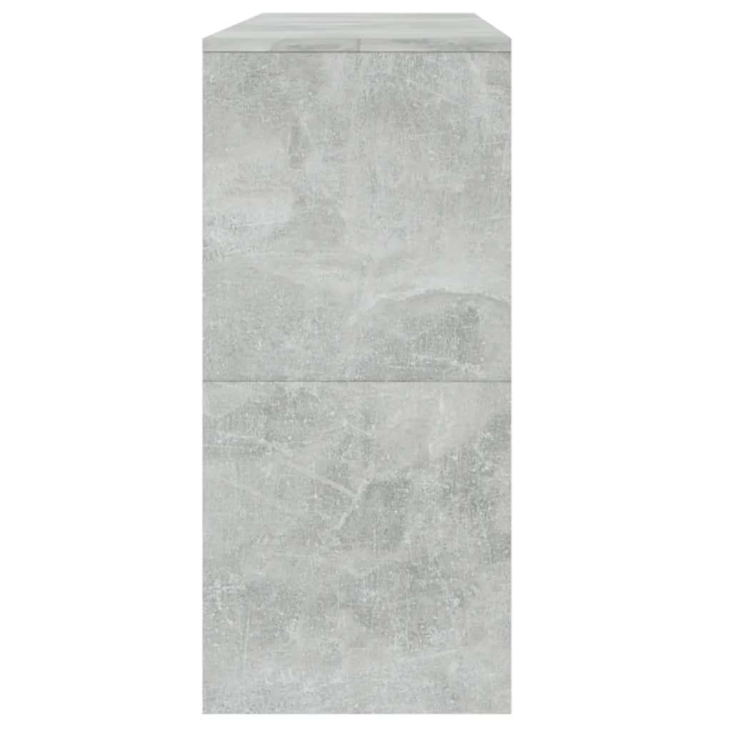 vidaXL Konsolipöytä betoninharmaa 100x35x76,5 cm lastulevy