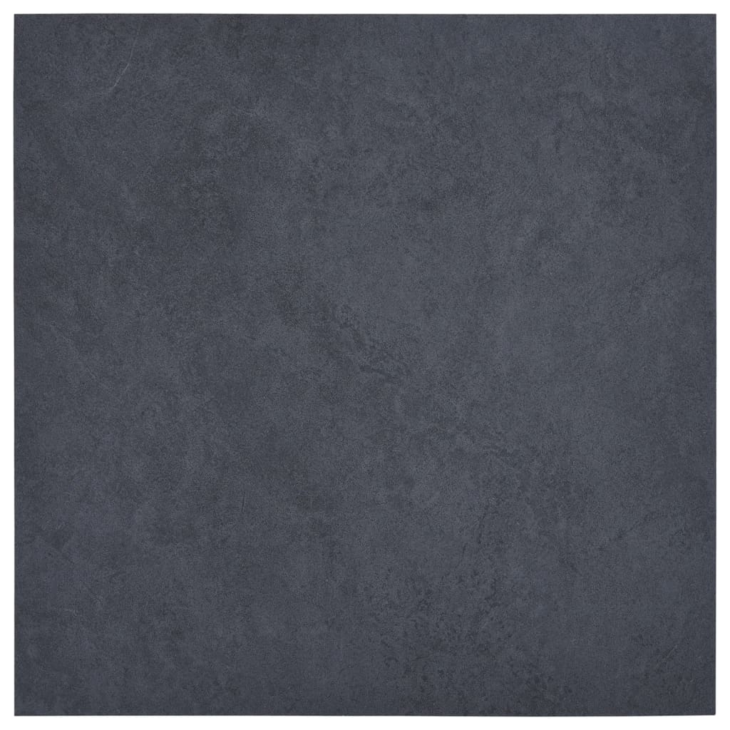 vidaXL Itsekiinnittyvä lattialankku 20 kpl PVC 1,86 m² musta marmori