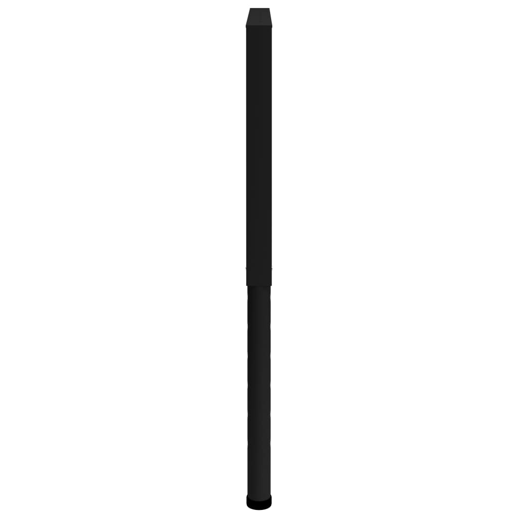 vidaXL Säädettävät työpöydän rungot 2kpl metalli 85x(69-95,5) cm musta