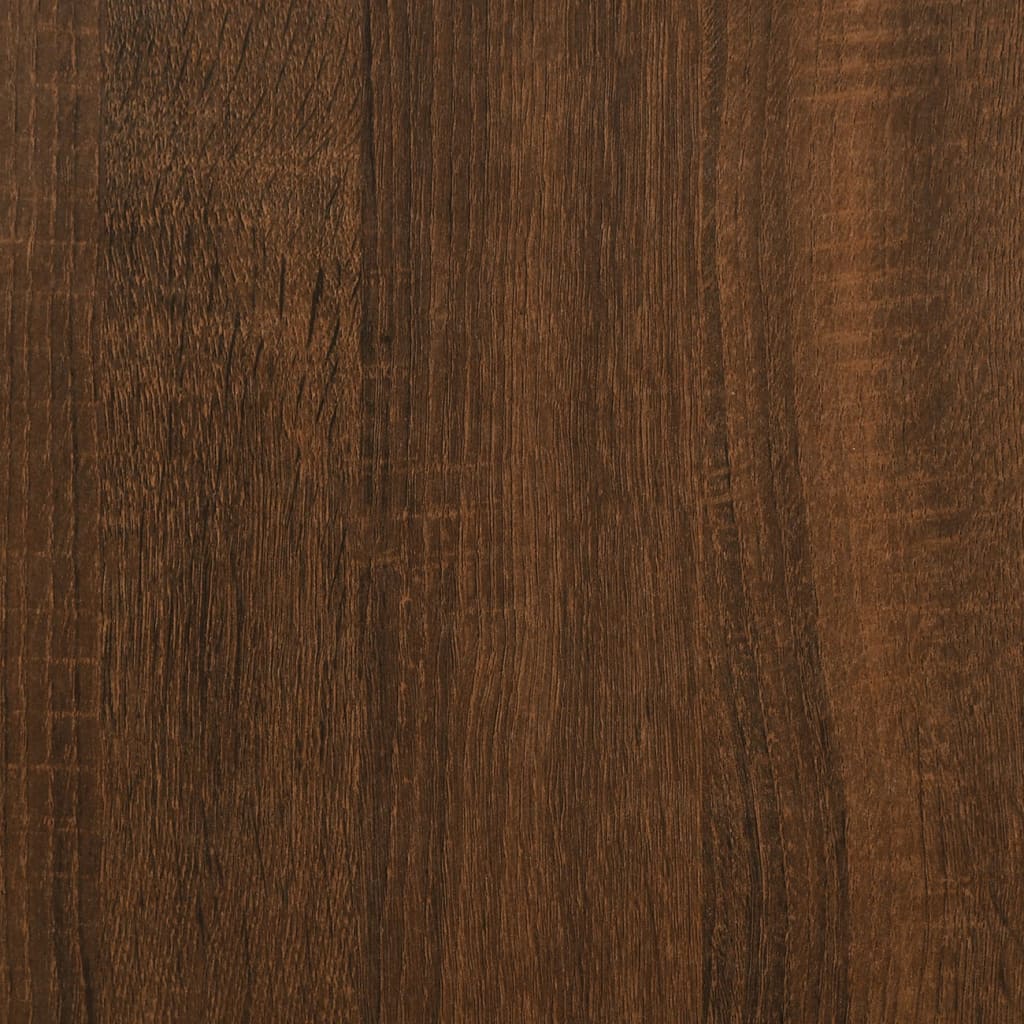 vidaXL Sohvapöytä ruskea tammi 90x60x35 cm lastulevy