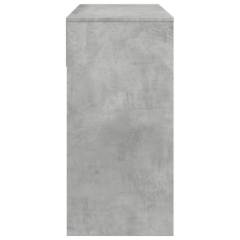 VidaXL Peilipöytä betoninharmaa 80x39x80 cm