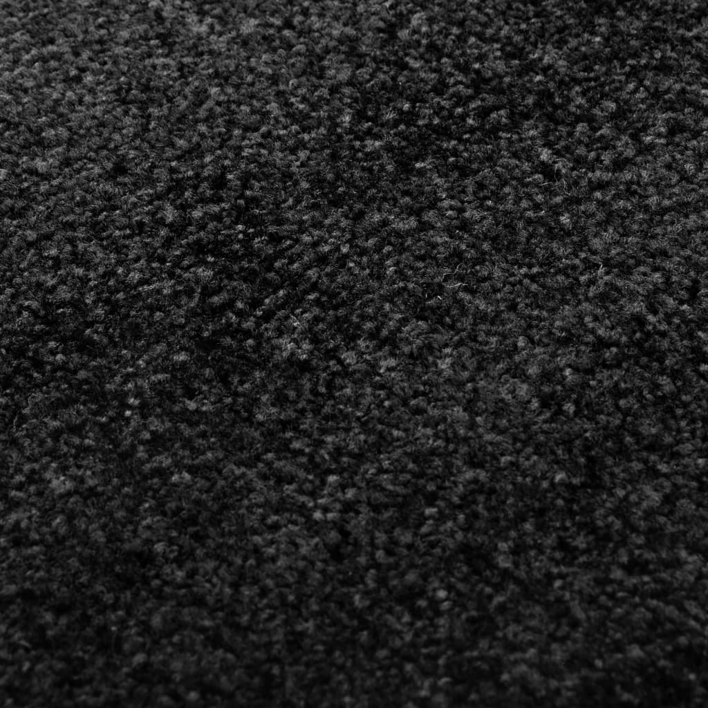 vidaXL Ovimatto pestävä musta 120x180 cm