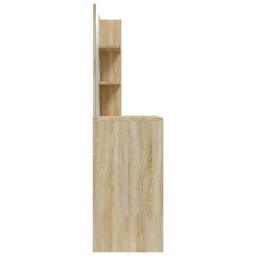 VidaXL Peilipöytä Sonoma-tammi 74,5x40x141 cm