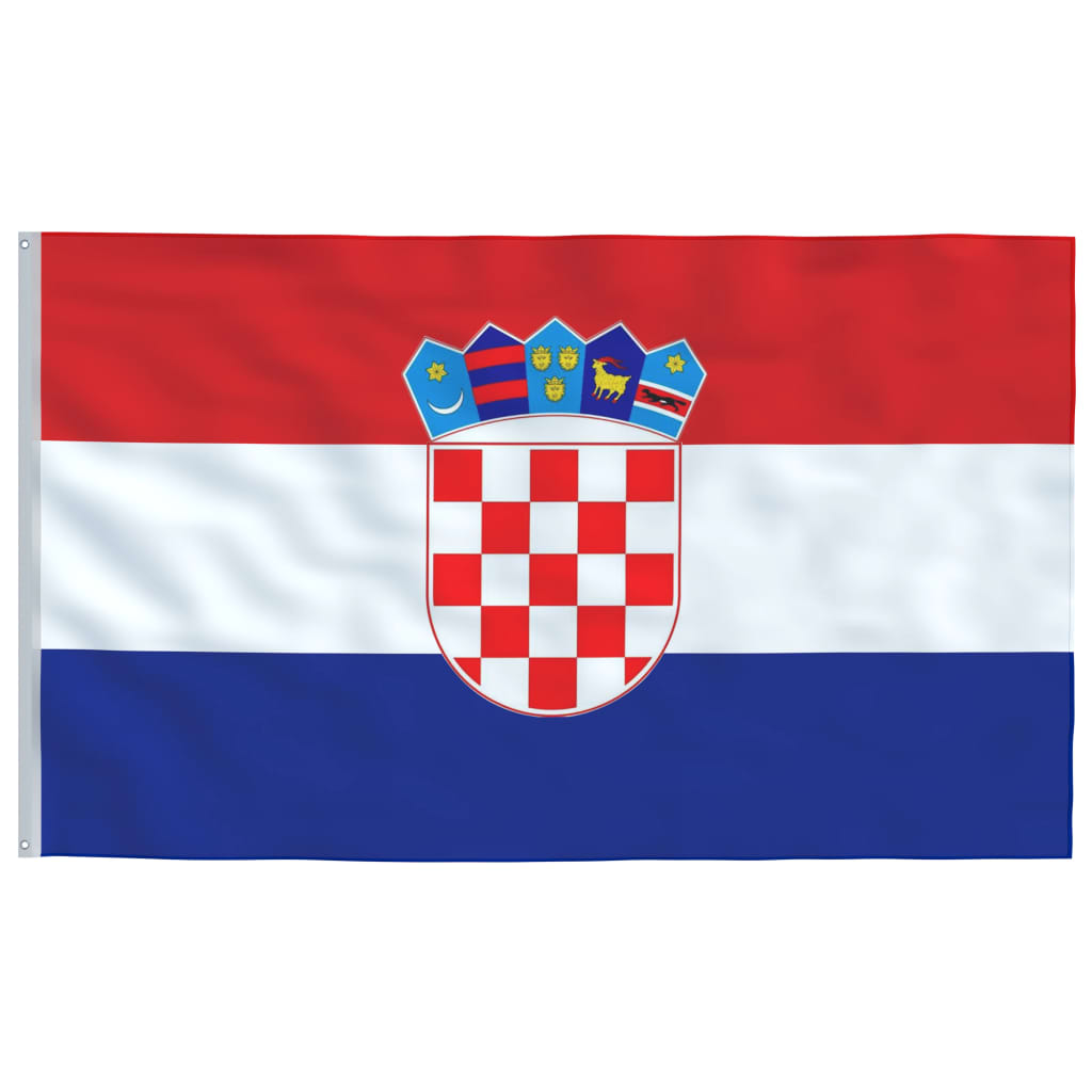vidaXL Kroatian lippu 90x150 cm