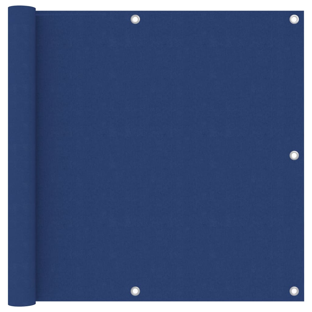 vidaXL Parvekkeen suoja sininen 90x600 cm Oxford kangas