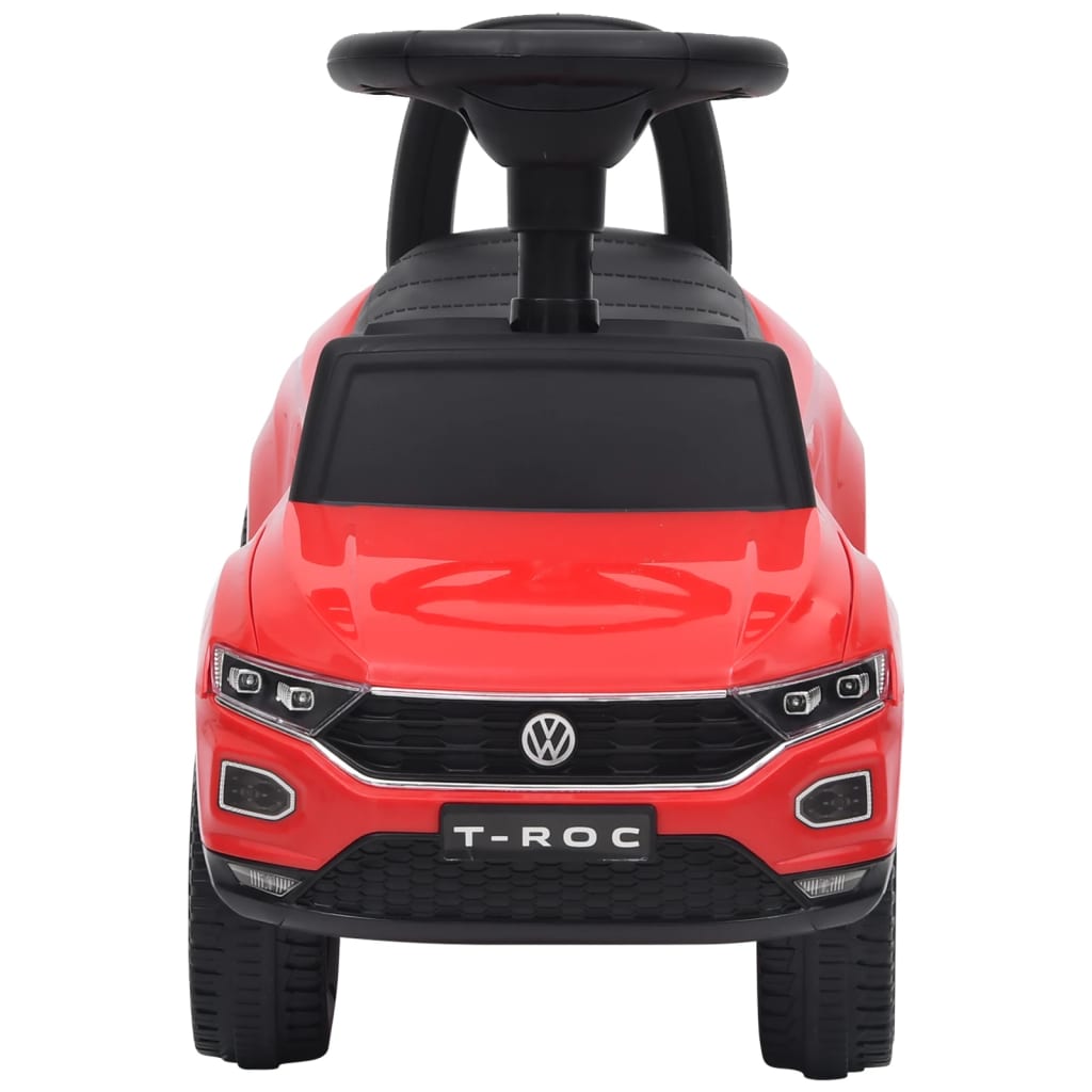 vidaXL Potkuauto Volkswagen T-Roc punainen