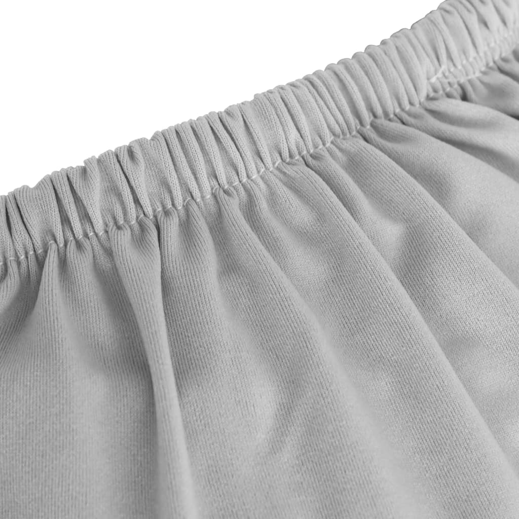 vidaXL Joustava 3-istuttavan sohvan päällinen harmaa polyesteri jersey