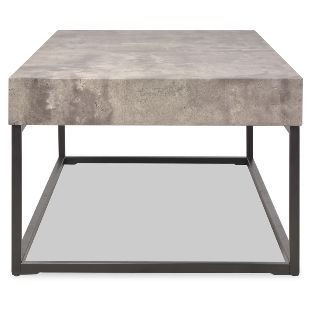 vidaXL Sohvapöytä betonityyli 120x60x45 cm