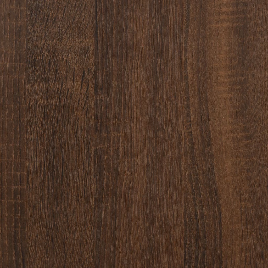 vidaXL Sivupöytä ruskea tammi 40x30x60 cm tekninen puu