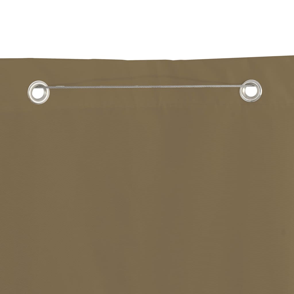 vidaXL Parvekkeen suoja taupe 160x240 cm Oxford kangas