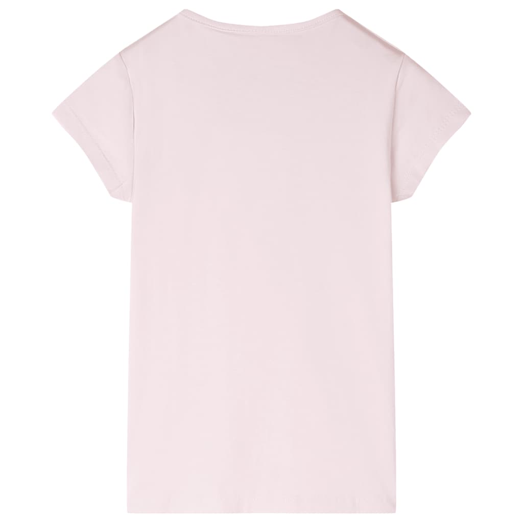 Lasten T-paita pehmeä vaaleanpunainen 92