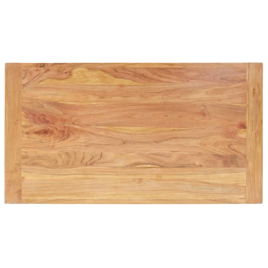 vidaXL Sohvapöytä 110x60x35 cm täysi akaasiapuu hunajaviimeistelyllä