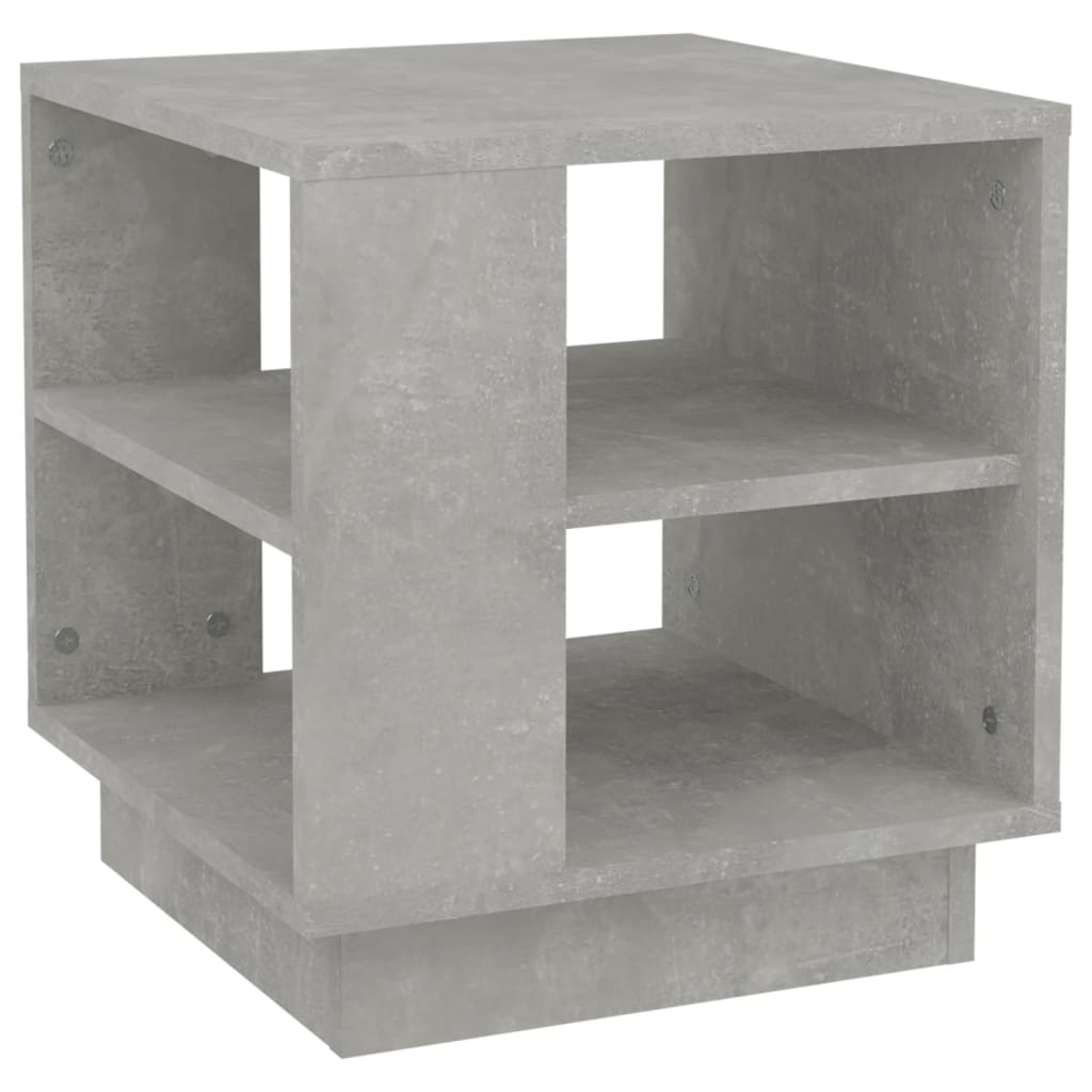 vidaXL Sohvapöytä betoninharmaa 40x40x43 cm tekninen puu