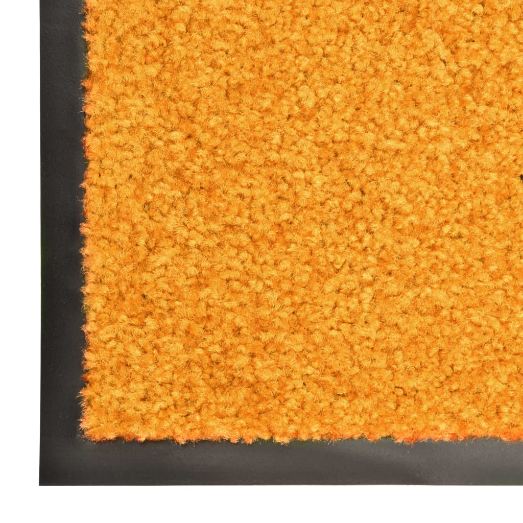 vidaXL Ovimatto pestävä oranssi 40x60 cm