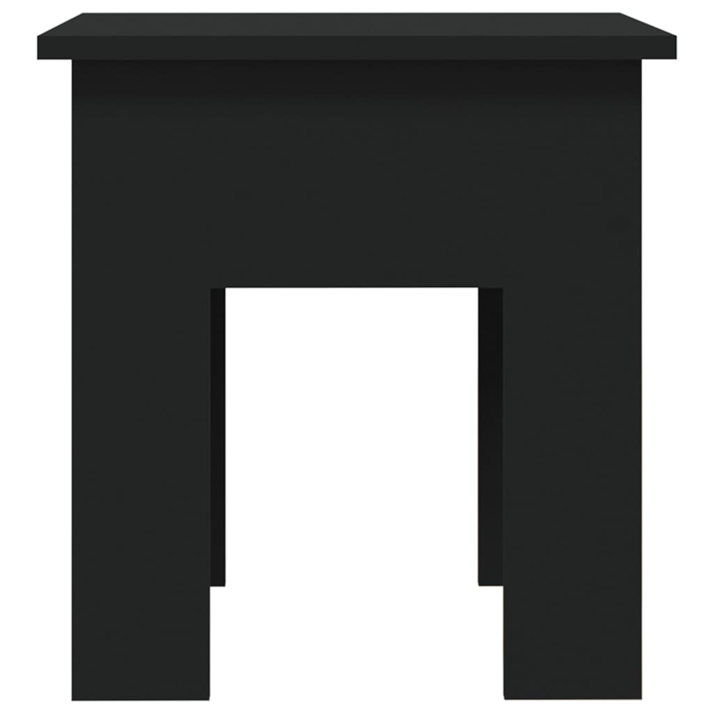 vidaXL Sohvapöytä musta 40x40x42 cm lastulevy