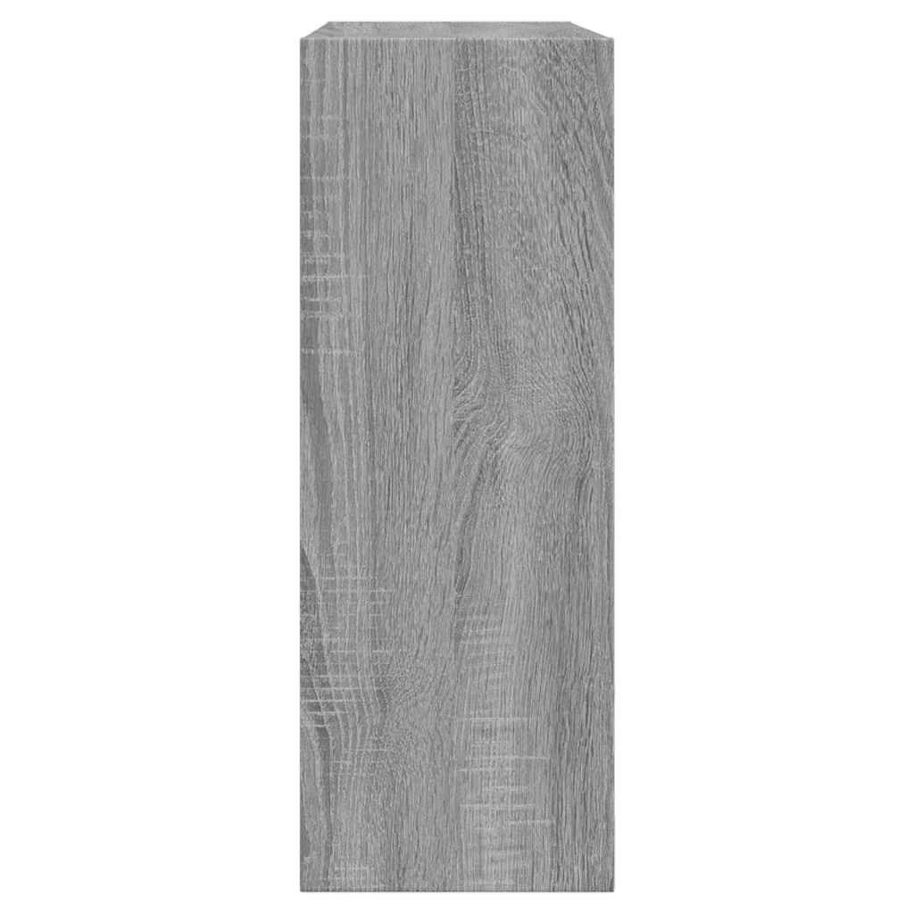 vidaXL Kenkäkaappi harmaa Sonoma 60x21x57 cm tekninen puu