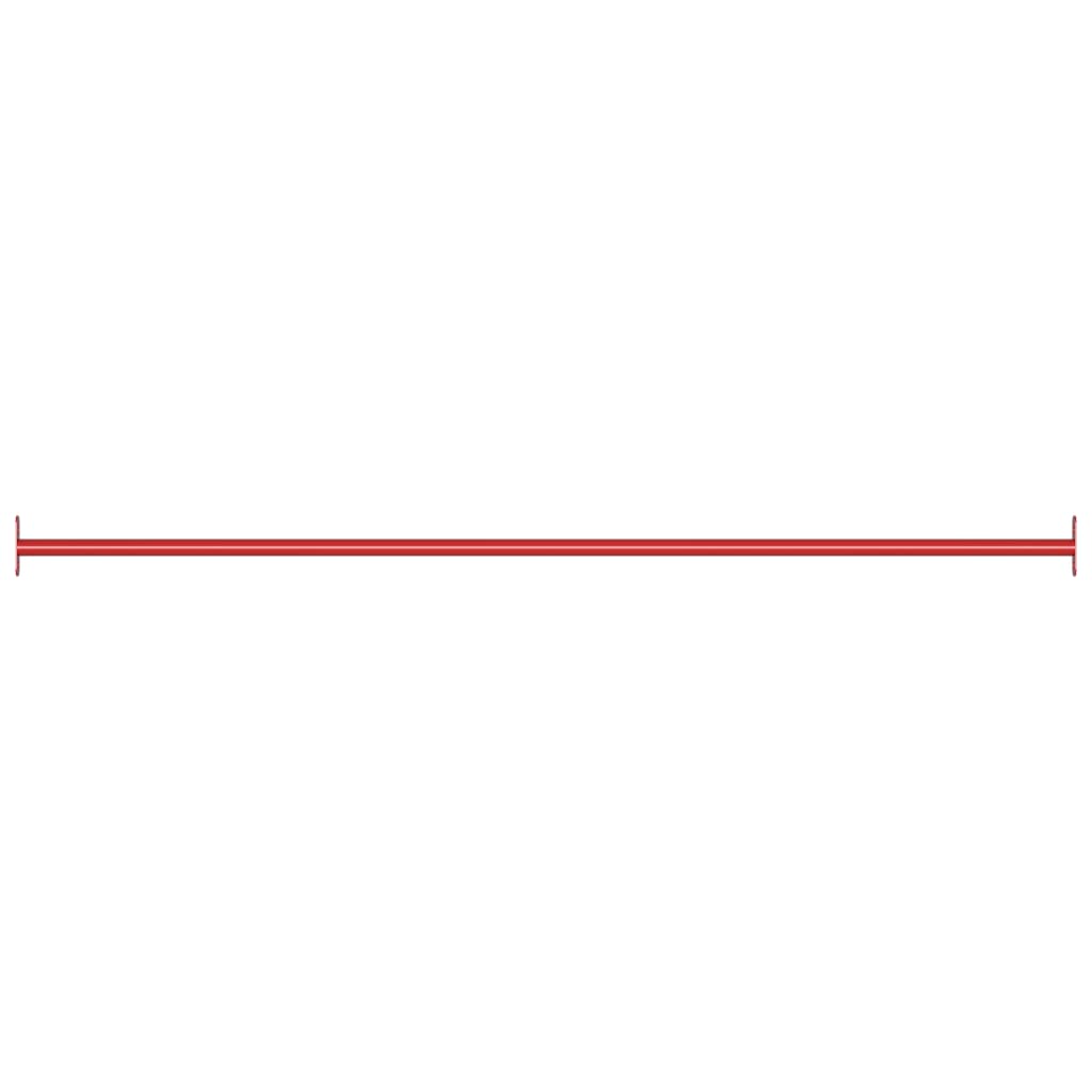 vidaXL Voimistelutanko 125 cm teräs punainen