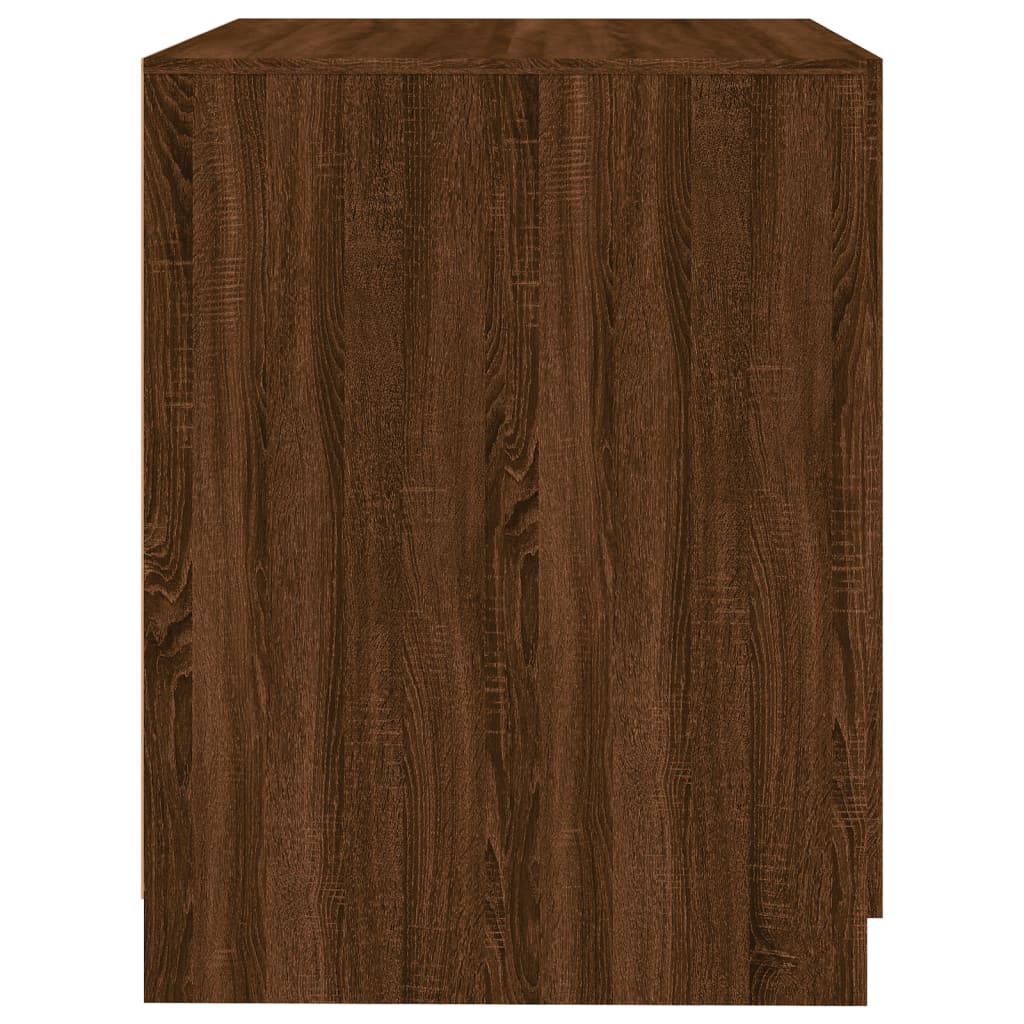 vidaXL Pesukonekaappi ruskea tammi 71x71,5x91,5 cm