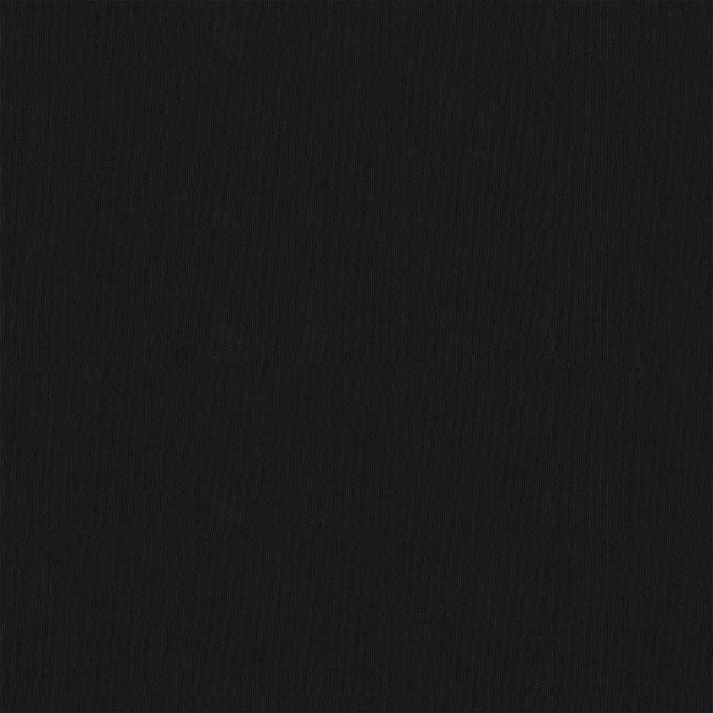 vidaXL Parvekkeen suoja musta 75x500 cm Oxford-kangas