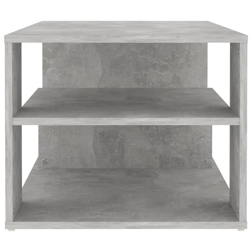 vidaXL Sohvapöytä betoninharmaa 100x50x40 cm lastulevy
