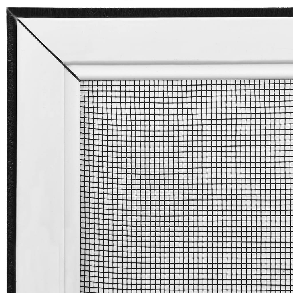 vidaXL Jatkettava hyönteisverkko ikkunaan valkoinen (100-193)x75 cm