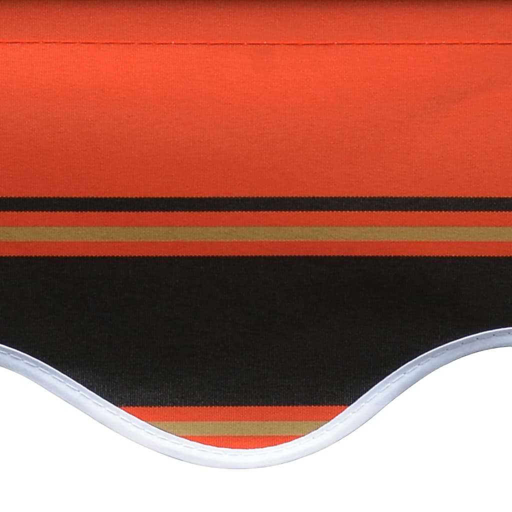 vidaXL Markiisikangas oranssi ja ruskea 400x300 cm
